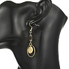Celestial Brass & 304 Stainless Steel Dangle Earrings EJEW-JE07344-2