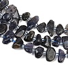Natural Iolite Beads Strands G-L657-E04-01-4