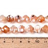 Dyed Natural Agate Beads Strands G-T144-27D-5