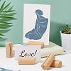 20Pcs Pine Wood Cards Display Holder ODIS-OC0001-59-7