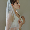 Cloth Mesh Bridal Veils AJEW-WH0609-439-5