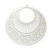 304 Stainless Steel Filigree Pendants X-STAS-K257-03P-2