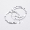 304 Stainless Steel Hoop Earrings EJEW-H327-03C-2