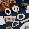 5Pcs 5 Style Resin Picture Frame AJEW-FG0002-34-6