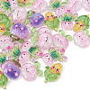 30Pcs Luminous Transparent Resin Cabochons RESI-TA0004-96-3