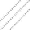 304 Stainless Steel Paperclip Chains CHS-M009-04P-02-1