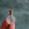 Round Empty Lanugo Storage Glass Wishing Bottle PW-WGB581F-01-1