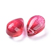 Transparent Glass Charms GGLA-M004-05B-4