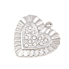 304 Stainless Steel Pendants STAS-K322-07P-2
