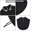 Detachable Polyester Embroidered Flower Collar AJEW-WH20006-242B-5