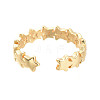 Adjustable Brass Cuff Rings X-RJEW-M135-04G-3