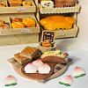 12Pcs Plastic Artificial Fruit Peach DJEW-LP0001-23-3