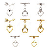 Tibetan Style Alloy Toggle Clasps PALLOY-TA0001-89-RS-2