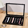 8 Grids PU Leather Jewelry Watch Band Organizer Display Boxes CON-WH0107-80-4