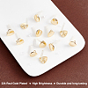   20Pcs Brass Stud Earring Findings KK-PH0005-02-4