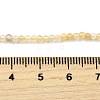 Natural Citrine(Heated) Beads Strands G-G259-D03-2mm-5