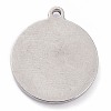 304 Stainless Steel Pendants STAS-O140-02P-L-2