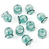 10Pcs Glass Bead Caps for Wind Chimes Making GLAA-BY0001-05F-2
