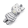 Animal Theme Flocking Silicone Pendants SIL-C012-03F-2