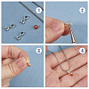 4Pcs 925 Sterling Silver Ice Pick Pinch Bails FIND-HS0002-08A-4