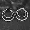 201 Stainless Steel Earrings EJEW-Q026-06P-B-1