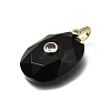 Natural Obsidian Pendants GG-CBA7610-06G-07-2