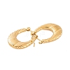 Ion Plating(IP) 304 Stainless Steel Hoop Earrings for Women EJEW-P279-15G-2