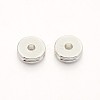 Brass Spacer Beads KK-E640-01-6mm-S-1