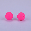 Round Silicone Focal Beads SI-JX0046A-33-2