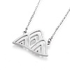 304 Stainless Steel Pendant  Necklaces NJEW-P224-28-2