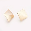 Brass Ear Stud Findings X-KK-S345-018-1