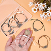 12Pcs 4 Colors 304 Stainless Steel Macrame Pouch Bracelet Making for Stone Holder AJEW-SC0003-01-3