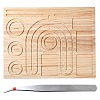1Pc Bamboo Bead Design Board TOOL-YW0001-41-1