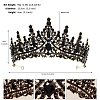 Alloy Rhinestone Hair Bands  for Woman Girls PW-WGA69DD-01-1