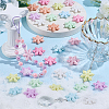 36Pcs 9 Colors Luminous Transparent & Opaque Acrylic Beads OACR-SC0002-80-4