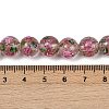 Handmade Glod Sand Lampwork Beads Strands LAMP-B028-03A-10mm-4