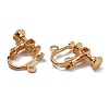 Brass Clip-on Earring Findings X-KK-F824-020G-3