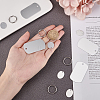 Blank Pendants Key Chain DIY Making Kit DIY-GA0002-50-3