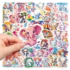 50Pcs Elephant PVC Adhesive Waterproof Stickers Self-Adhesive Stickers PW-WGBB78F-01-4