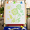 PET Plastic Drawing Painting Stencils Templates DIY-WH0244-151-5