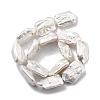 Natural Baroque Keshi Pearl Beads Strands PEAR-P064-01G-06A-3
