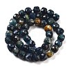 Natural Tiger Eye Dyed Beads Strands G-H028-A01-03-3