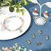 8Pcs 2 Style Rack Plating Brass Charms ZIRC-BBC0001-38-4