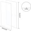 Olycraft Transparent Plastic Board with Protective Paper for Photo Frame Replacement DIY-OC0003-74B-2