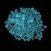 Luminous Glow in the Dark Transparent Glass Round Beads GLAA-F124-B07-2