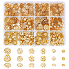 6 Styles Iron Bead Caps IFIN-UN0001-28G-1