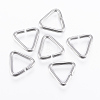 304 Stainless Steel Keychain Clasp Findings STAS-G161-03P-1