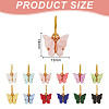 24Pcs 12 Colors Alloy with Acrylic Shoe Charms HJEW-GO00004-2