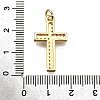 Brass Micro Pave Cubic Zirconia Pendants KK-Z100-42G-03-3