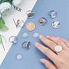 102Pcs DIY 304 Stainless Steel Adjustable Finger Ring Making Kits DIY-UN0002-51P-2